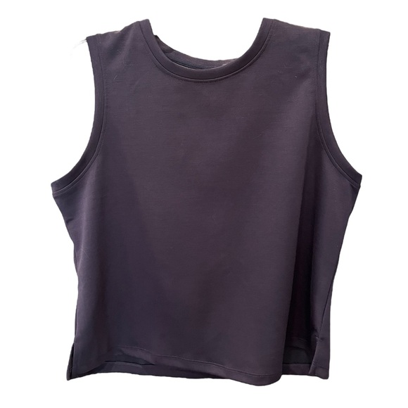 NWT Afitne Active Lifestyle Navy Sleeveless Tee Size L - Picture 1 of 6